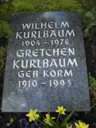 Beschreibung: Beschreibung: Beschreibung: Wilhelm Kurlbaum und Gretchen Korn